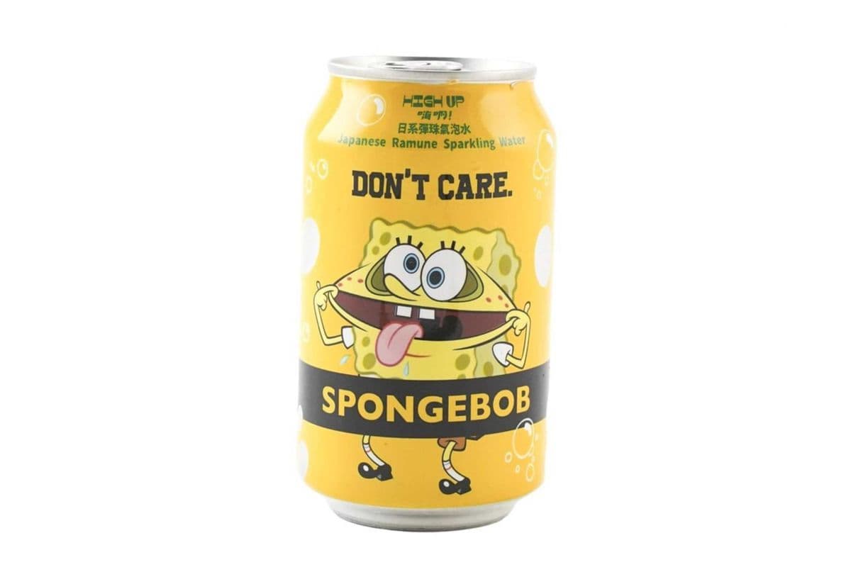 Don't Care SpongeBob Ramune Drink
