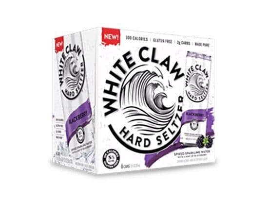 White Claw Blackberry, 6 pack355mL coolers (5.0% ABV)