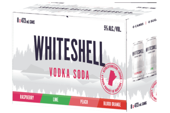 Whiteshell Vodka Soda Variety Pack (8 x 473 ml Can)