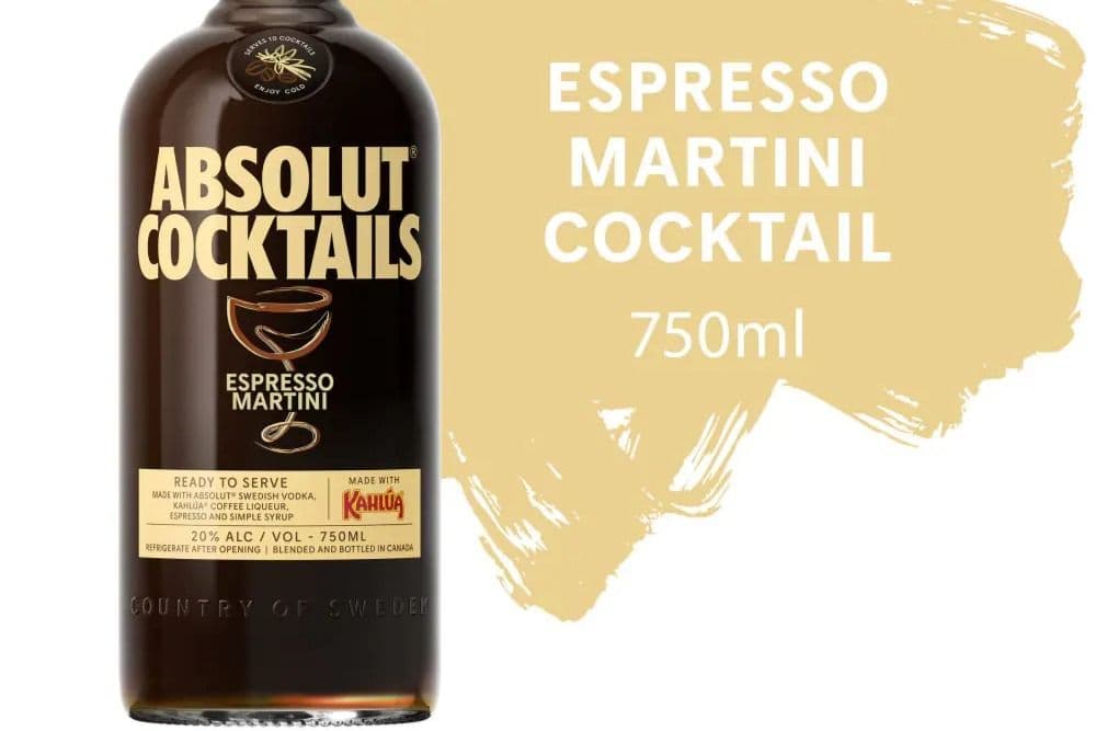 Absolut Espresso Martini Cocktail (1 x 750 mL)