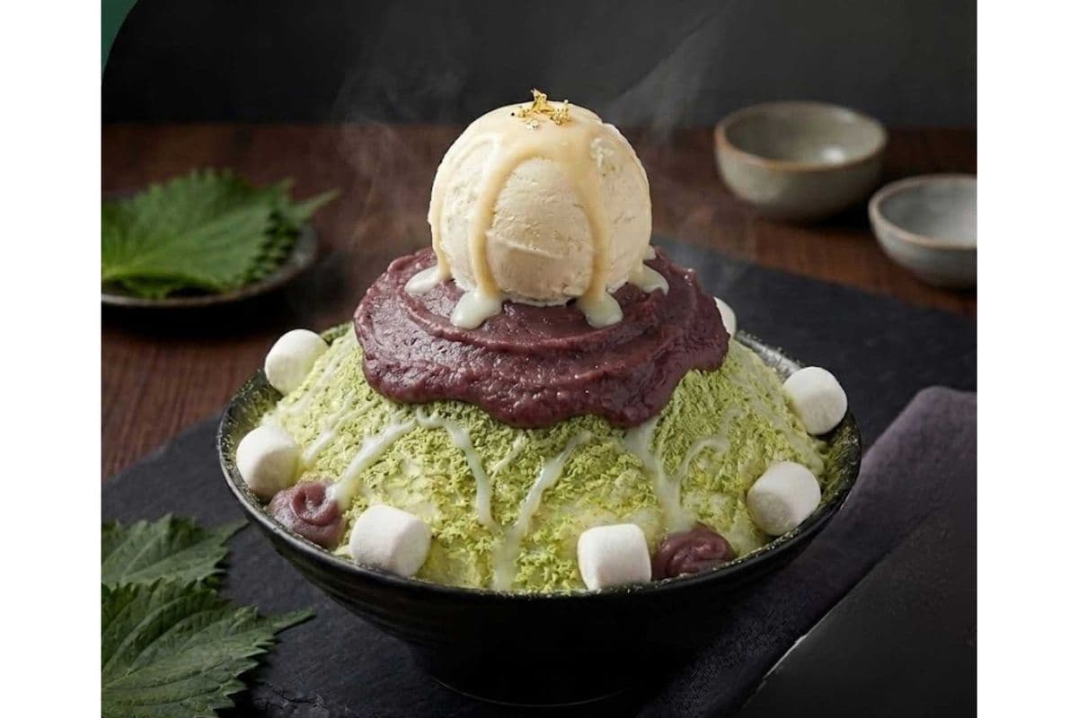 Matcha Red Bean Bingsu