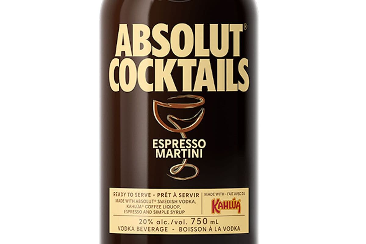 ABSOLUT ESPRESSO MARTINI COCKTAIL 750ML (1 x 750ML)