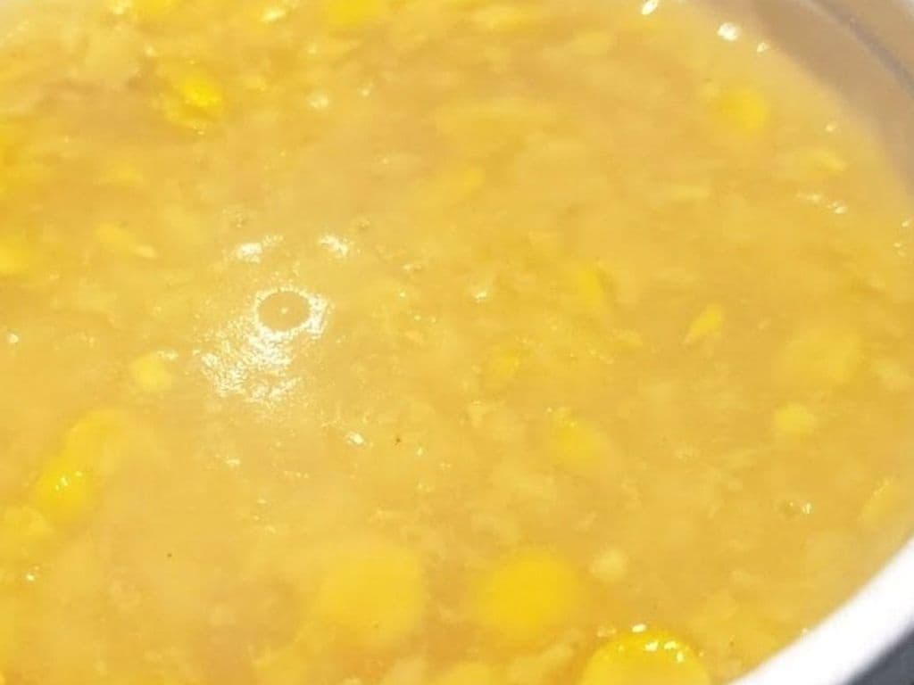 Sweet Corn Chicken Soup
