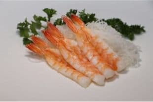 J2. Ebi Sashimi (3 pcs)