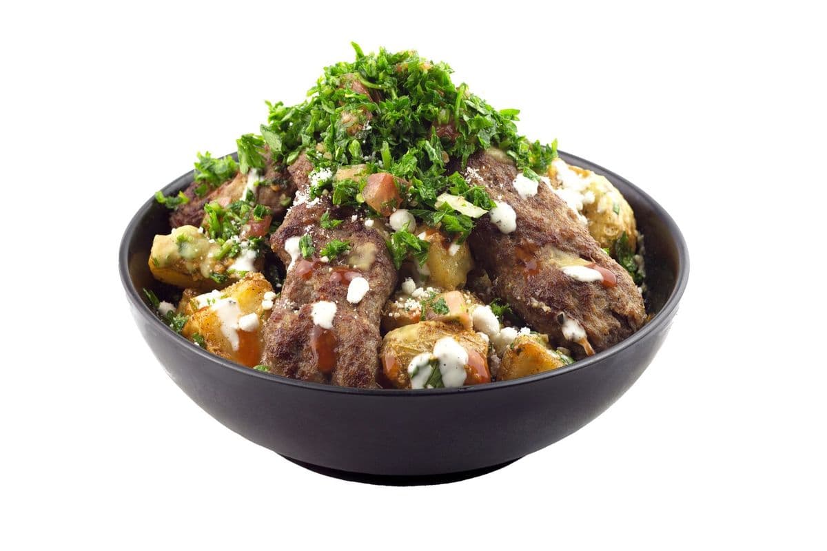 BBQ Beef Kebab Potato Bowl