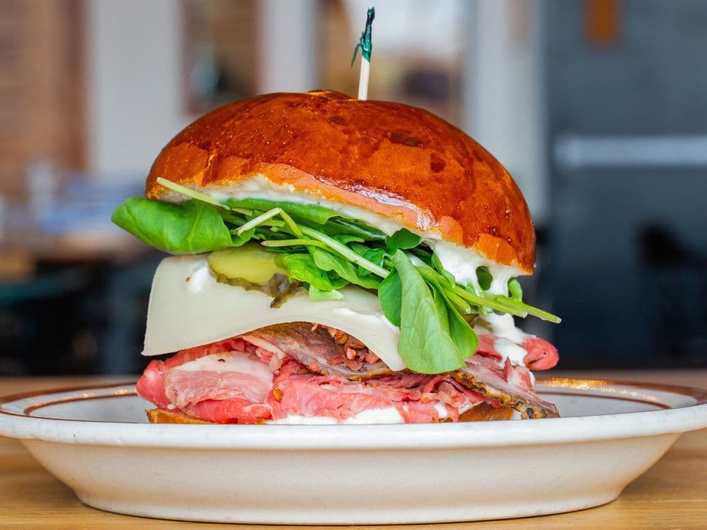 Prime rib sandwich