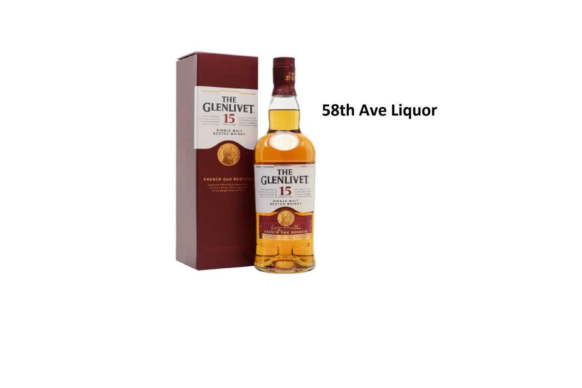 THE GLENLIVET FRENCH OAK 15 YEAR OLD 750ML (1 x 750 ML )