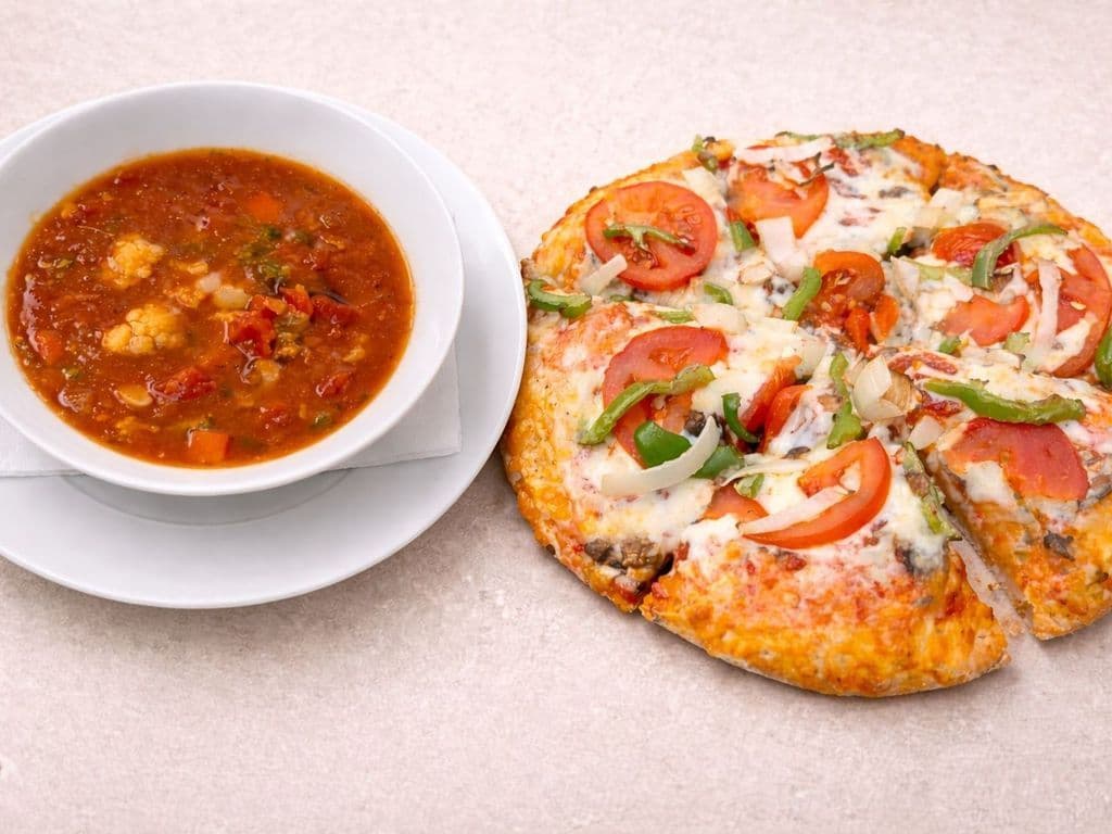 SOUP and PIZZA