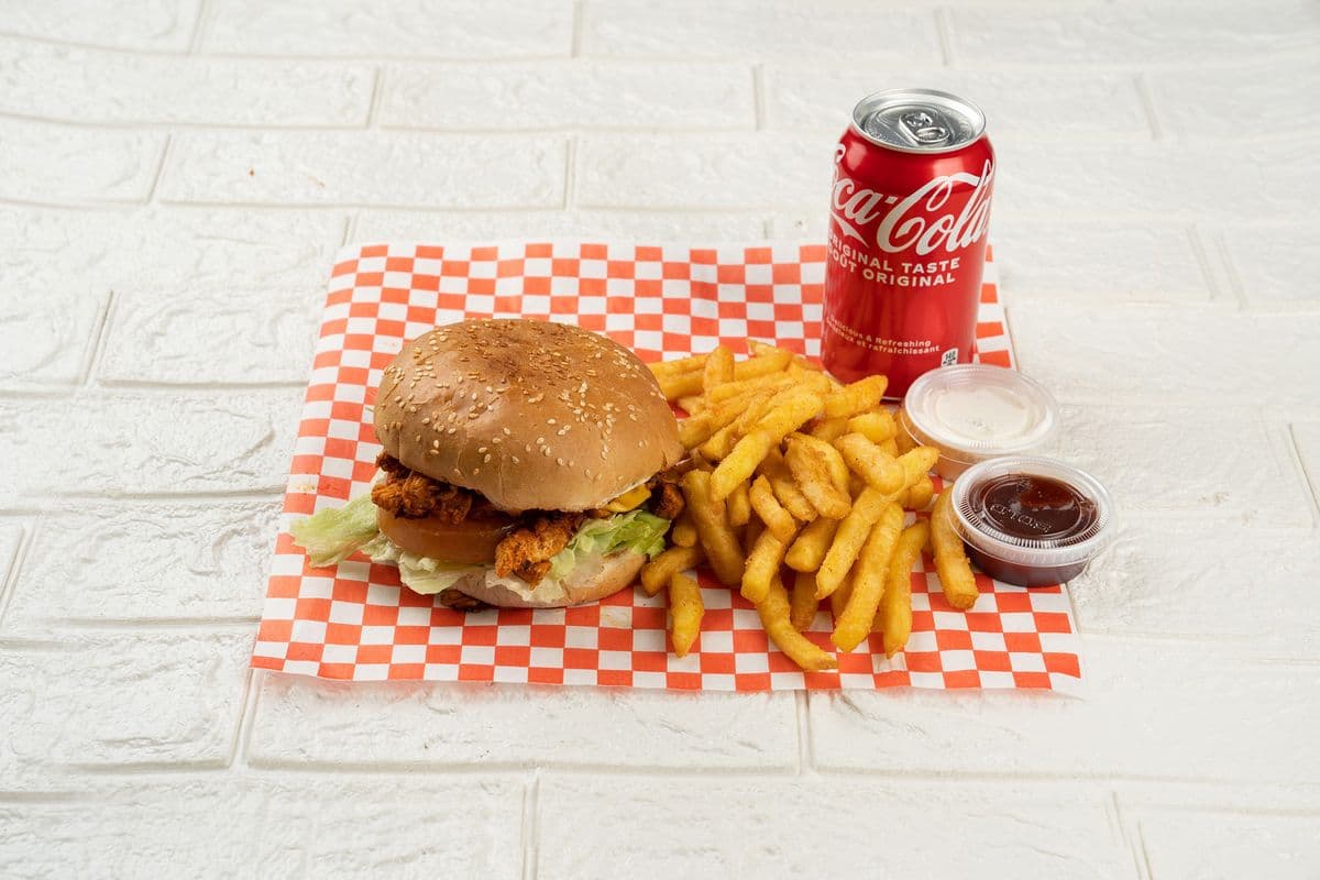 Chicken Tandoori Burger Combo