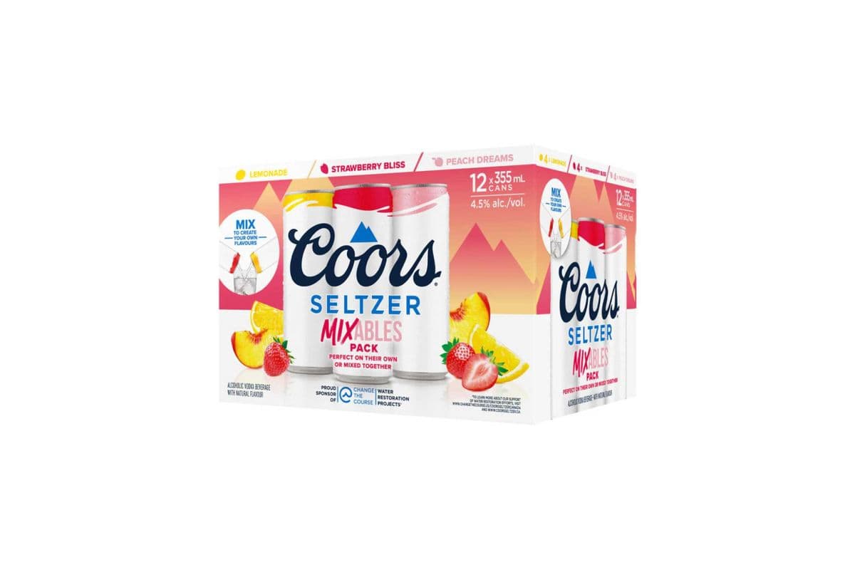 Coors Seltzer Mixables Variety Pack (12 Cans) (1 x 12x355ML)