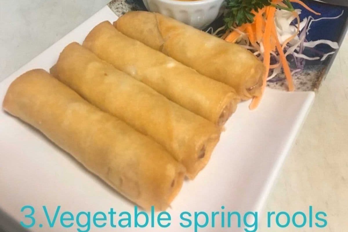 3. Veggie Spring Rolls