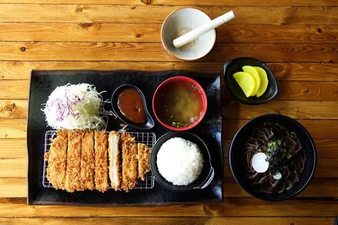 Pork Loin Katsu with Soba