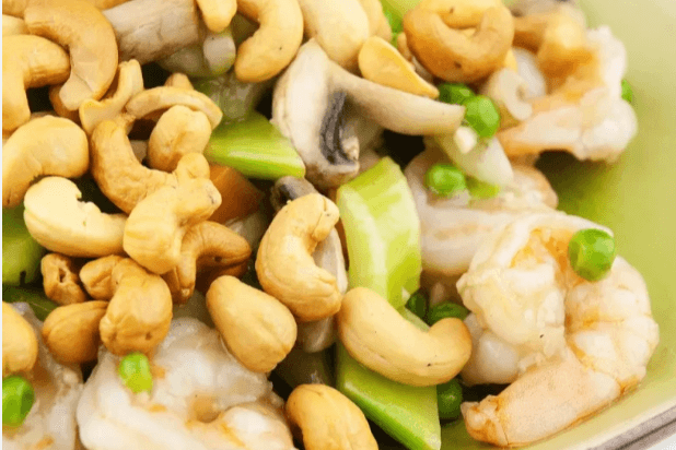 D. Spicy Szechuan Style Shrimp with Cashew Nuts