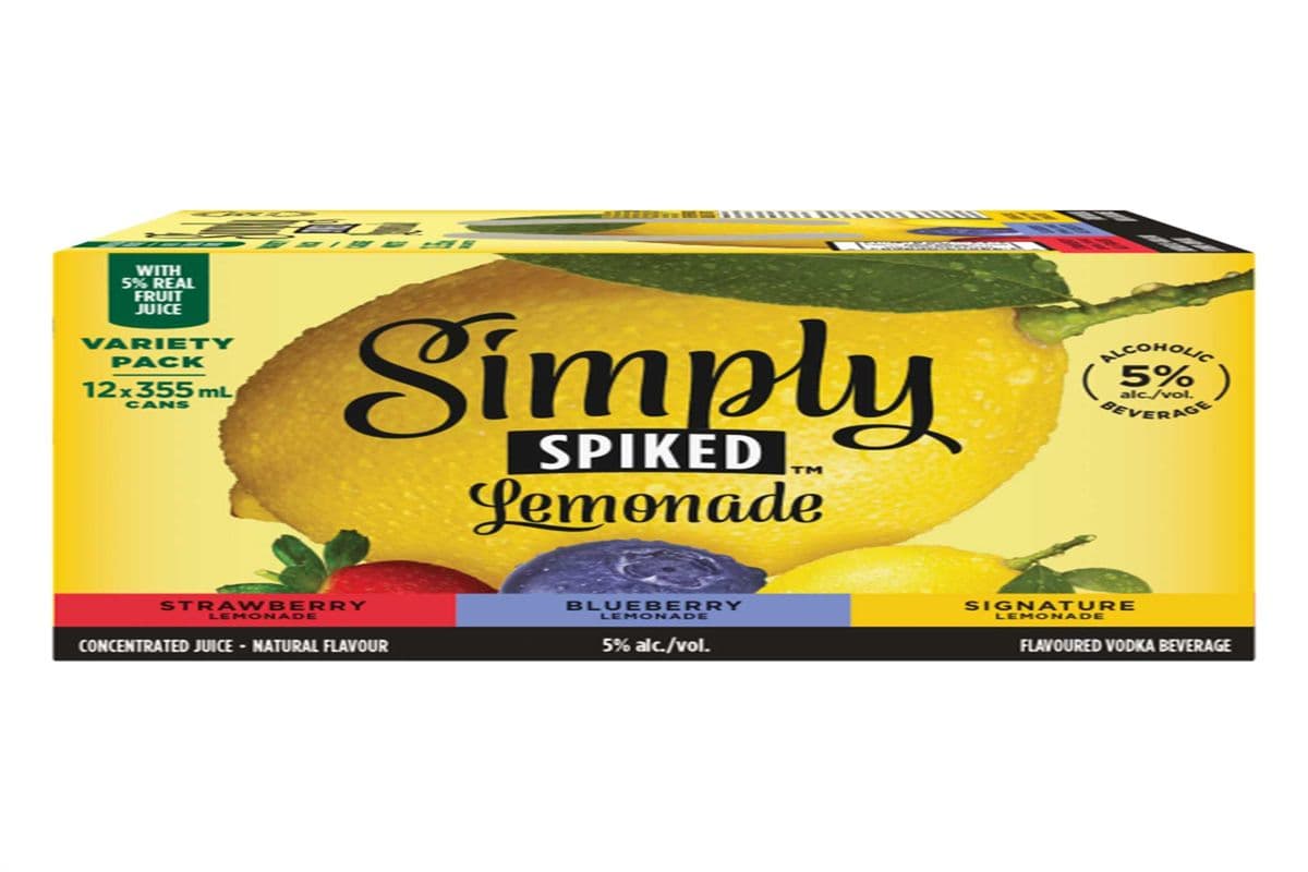 112331. SIMPLY SPIKED LEMONADE MIXER 12 (1 x 12 pack cans)