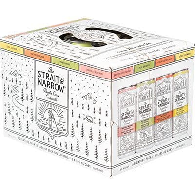 Strait & Narrow Adventure Pack, 12 x 355 ml
