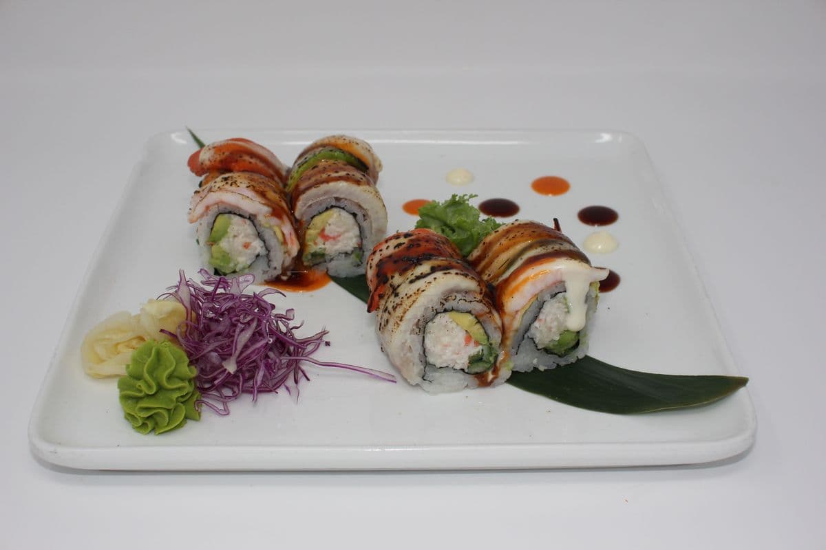 Aburi Rainbow Roll