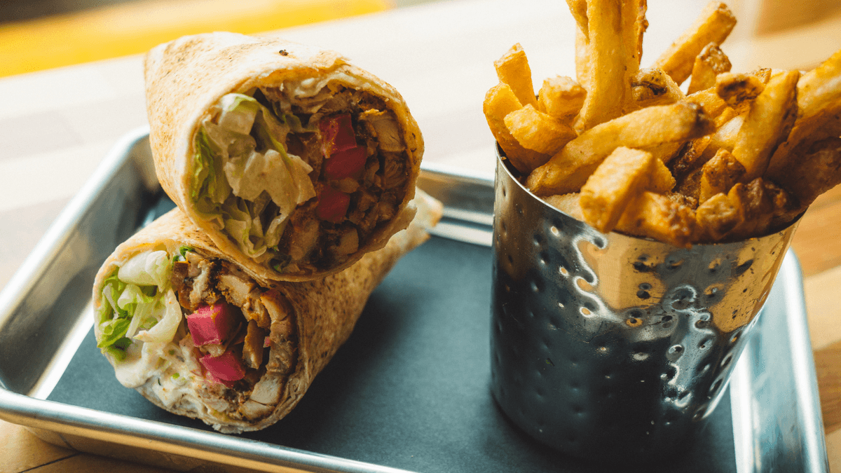 Chicken Shawarma Wrap Combo
