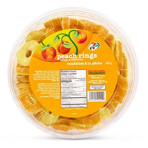 7-Select Peach Rings 550g