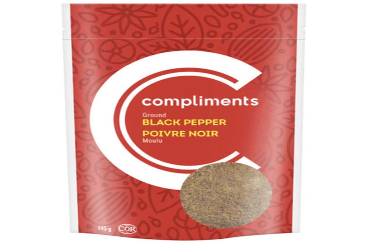 Compliments Ground Black Pepper 145 g