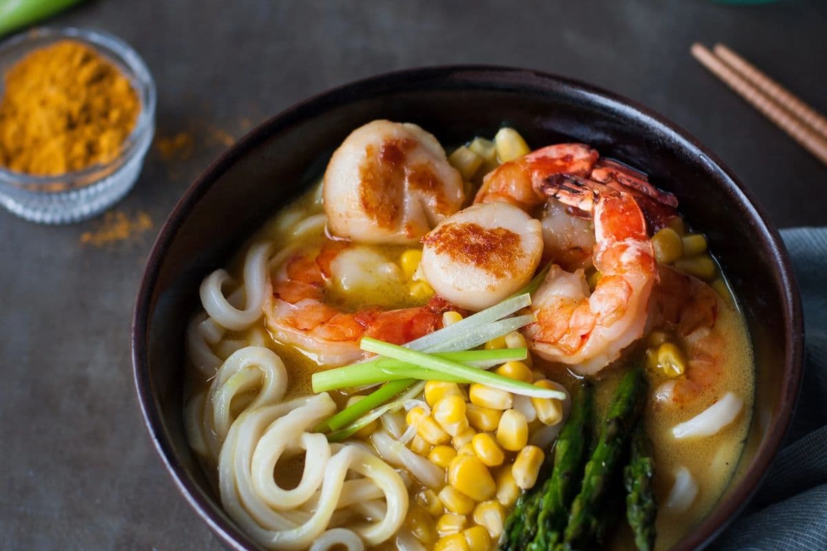 Seafood Udon Soup