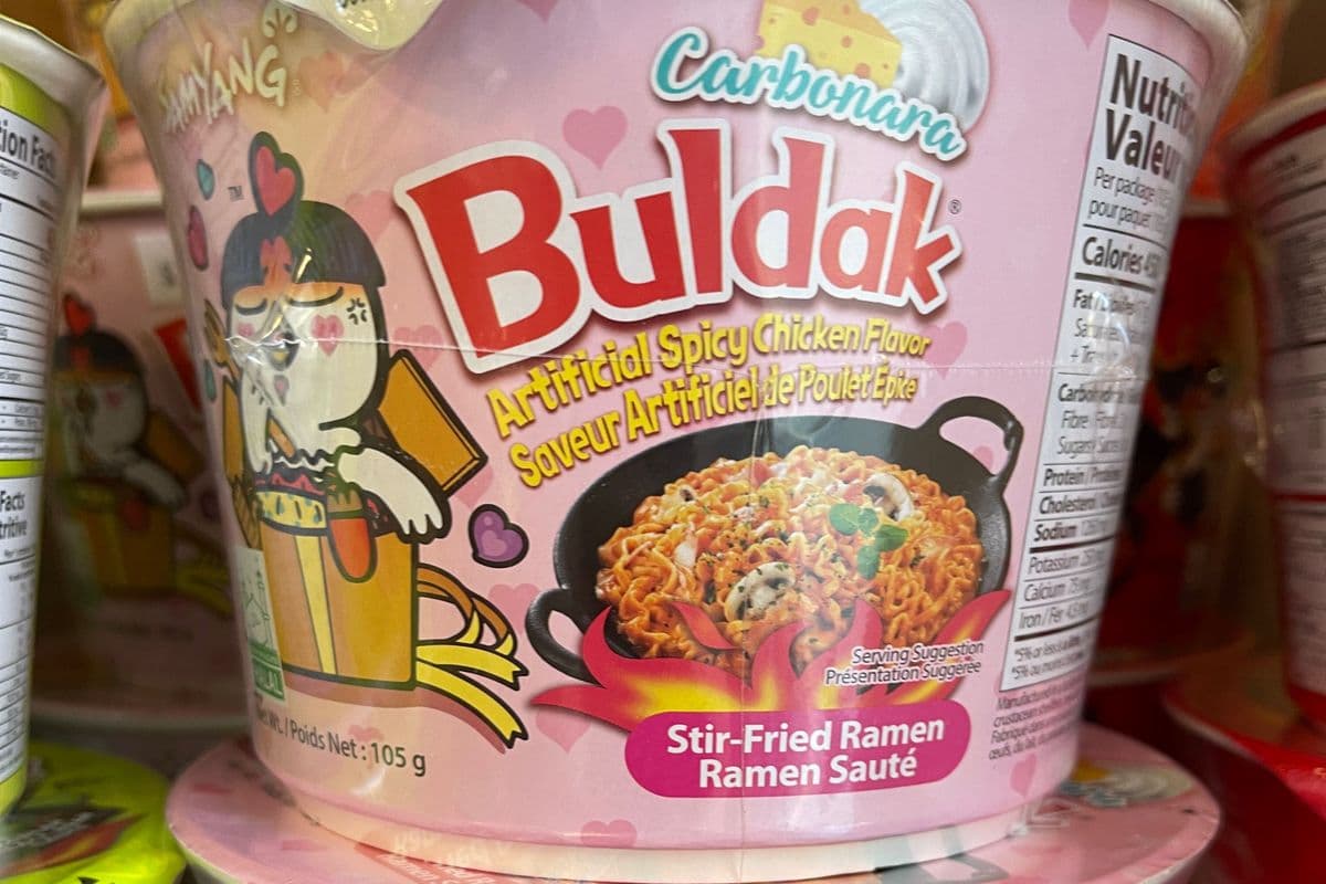 SAMYANG Buldak Carbonara Spciy Chicken Flavor Stir-Fried Ramen