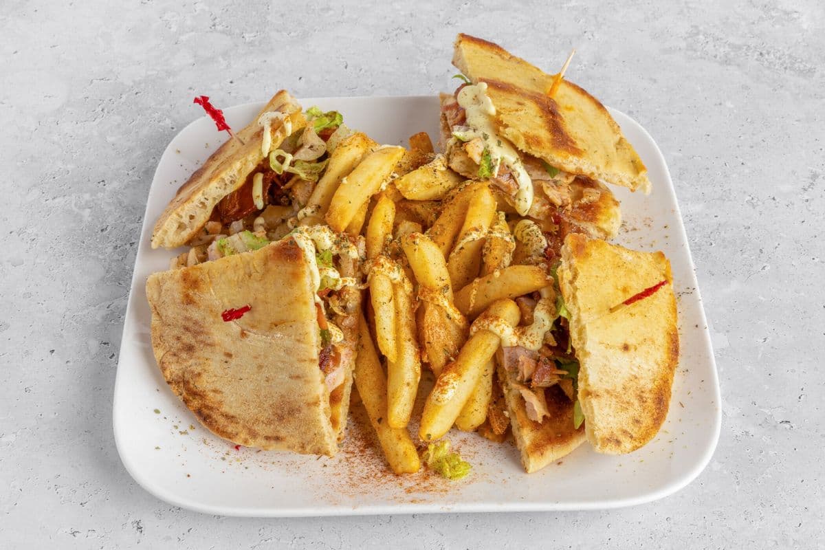 Gyro Pita Club Sandwich