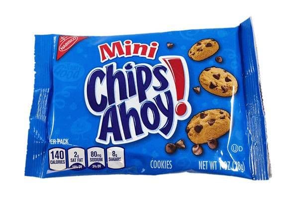 Christie Mini Biscuits Chips Ahoy 26g/ Christie Mini  Chips Ahoy Cookies 26g