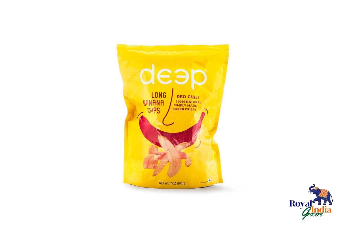 Deep Red Chili Long Banana Chips (200 g)