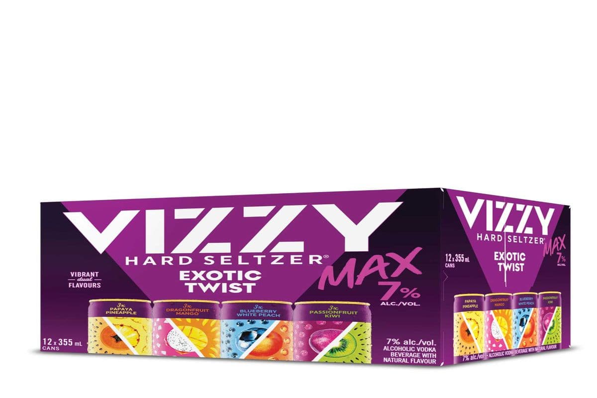 Vizzy Max Exotic Twist Variety Pack 12x355ml (1 x 355ml)