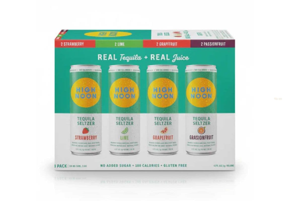 ★ High Noon Tequila Variety Pack | SAVINGS EVERYDAY — MADE WITH REAL BLANCO TEQUILA | (8 x 355ml)