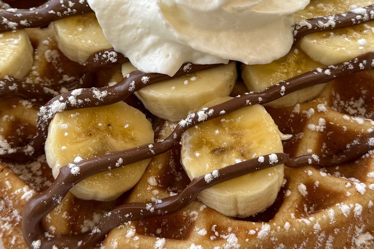 Nutella Banana Waffle