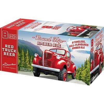 Red Truck Brewing Amber Ale, 8 x 355 ml