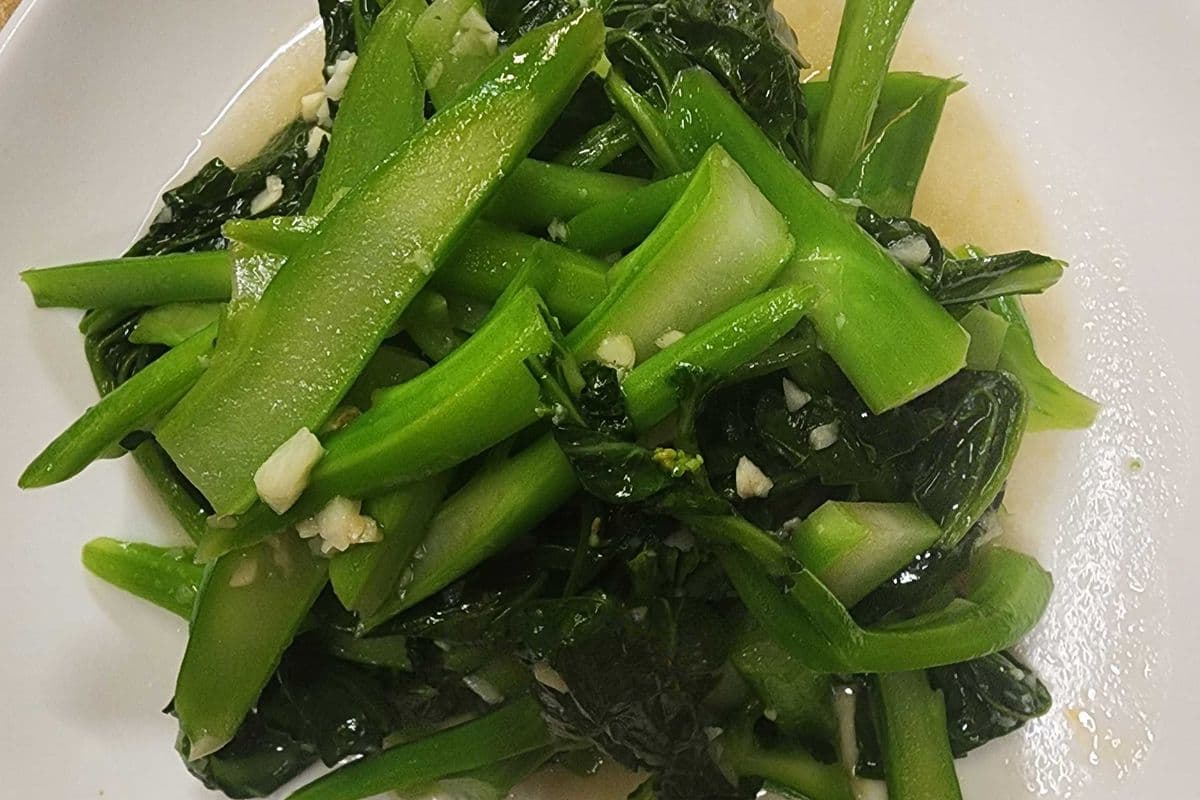 1806. Chinese Broccoli with Oyster Garlic Sauce