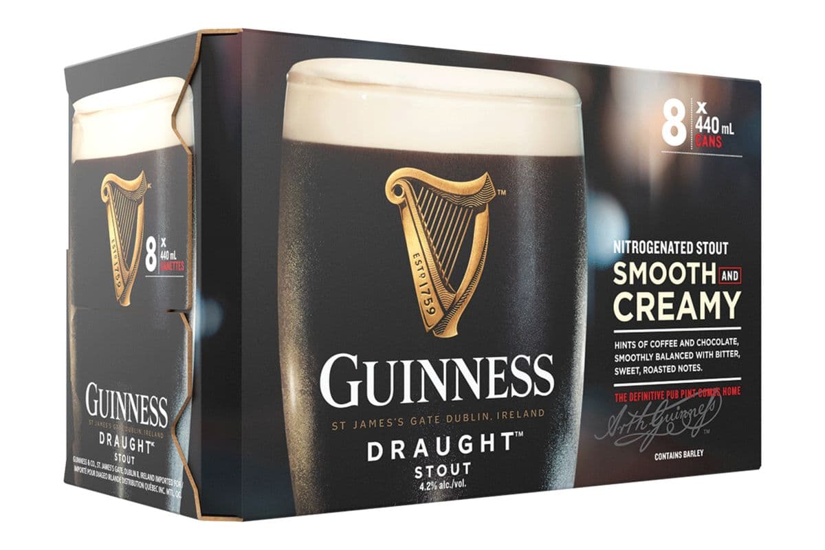 Guinness Draught (8 Cans) (1 x 440ML)