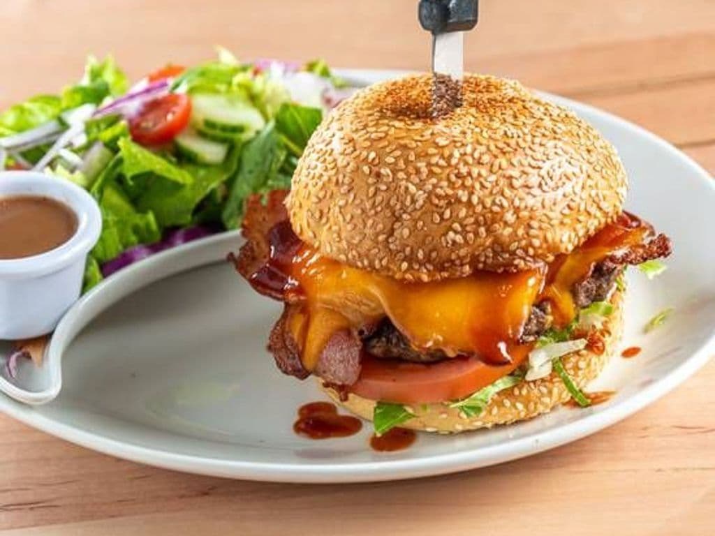 Freddy's Maple Chipotle BBQ Burger