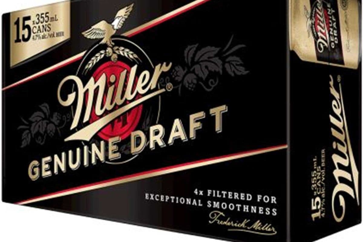 MGD Miller Genuine Draft (15 Cans) (1 x 355 ml)