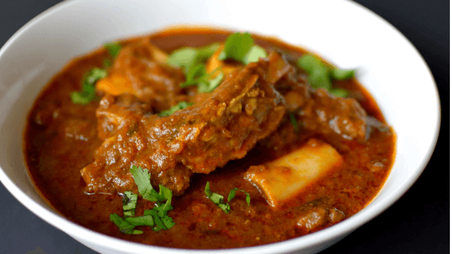 Punjabi Goat Curry with bone-in