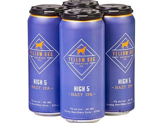 Yellow Dog Hazy IPA 4PK, 473mL craft (6.8% ABV)