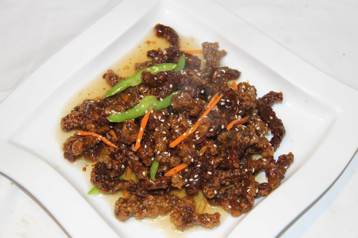 46. Crispy Ginger Fried Shredded Beef