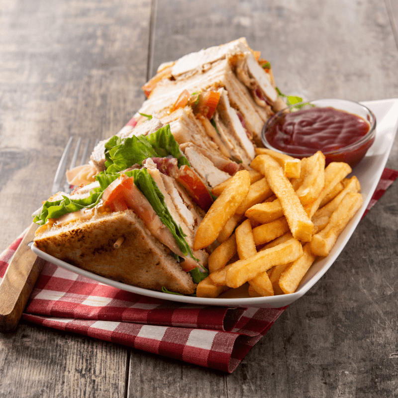 Club sandwich au jambon / Ham Club Sandwich
