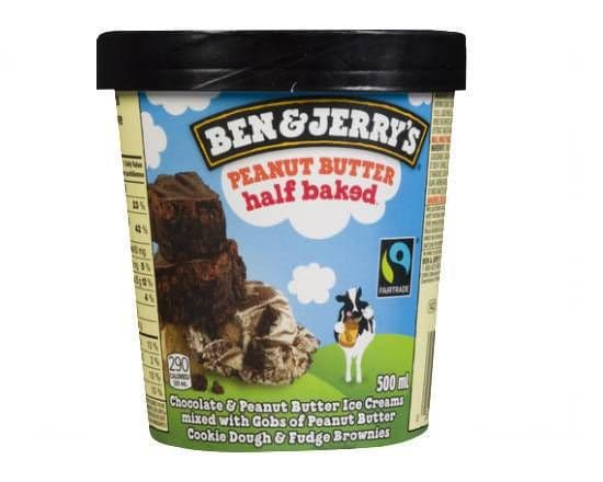 Ben and Jerry's - Peanut Butter Half Baked