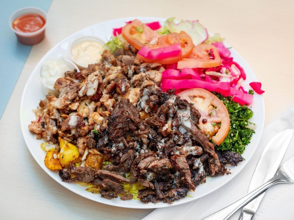 Beef Shawarma Platter