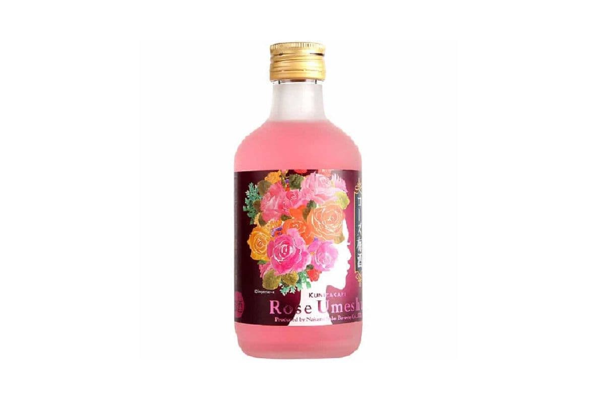 Nakano Rose Umeshu (300 ml Bottle) (1 x 300 ml)