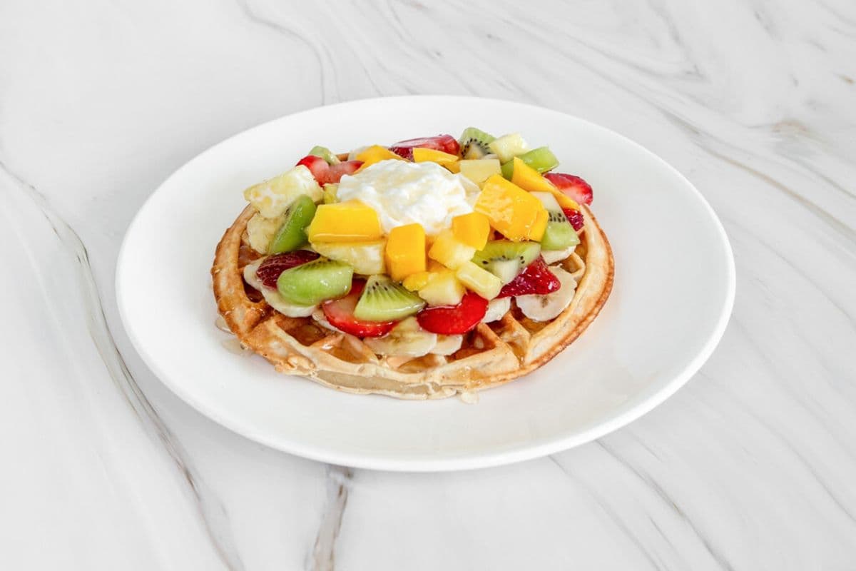 Fruit Salad Waffle