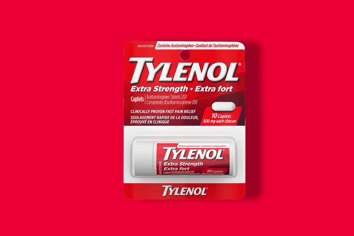Tylenol Extra Strength Caplets VIAL (10S) - 77220
