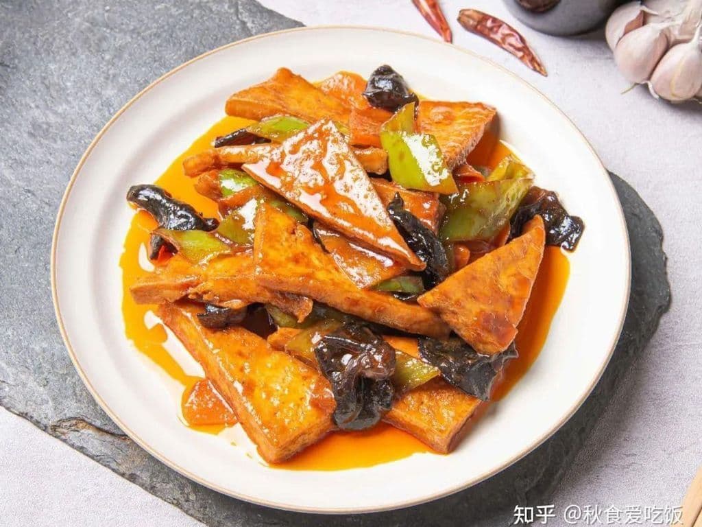 Tofu&Spicy Garlic Sauce鱼香豆腐
