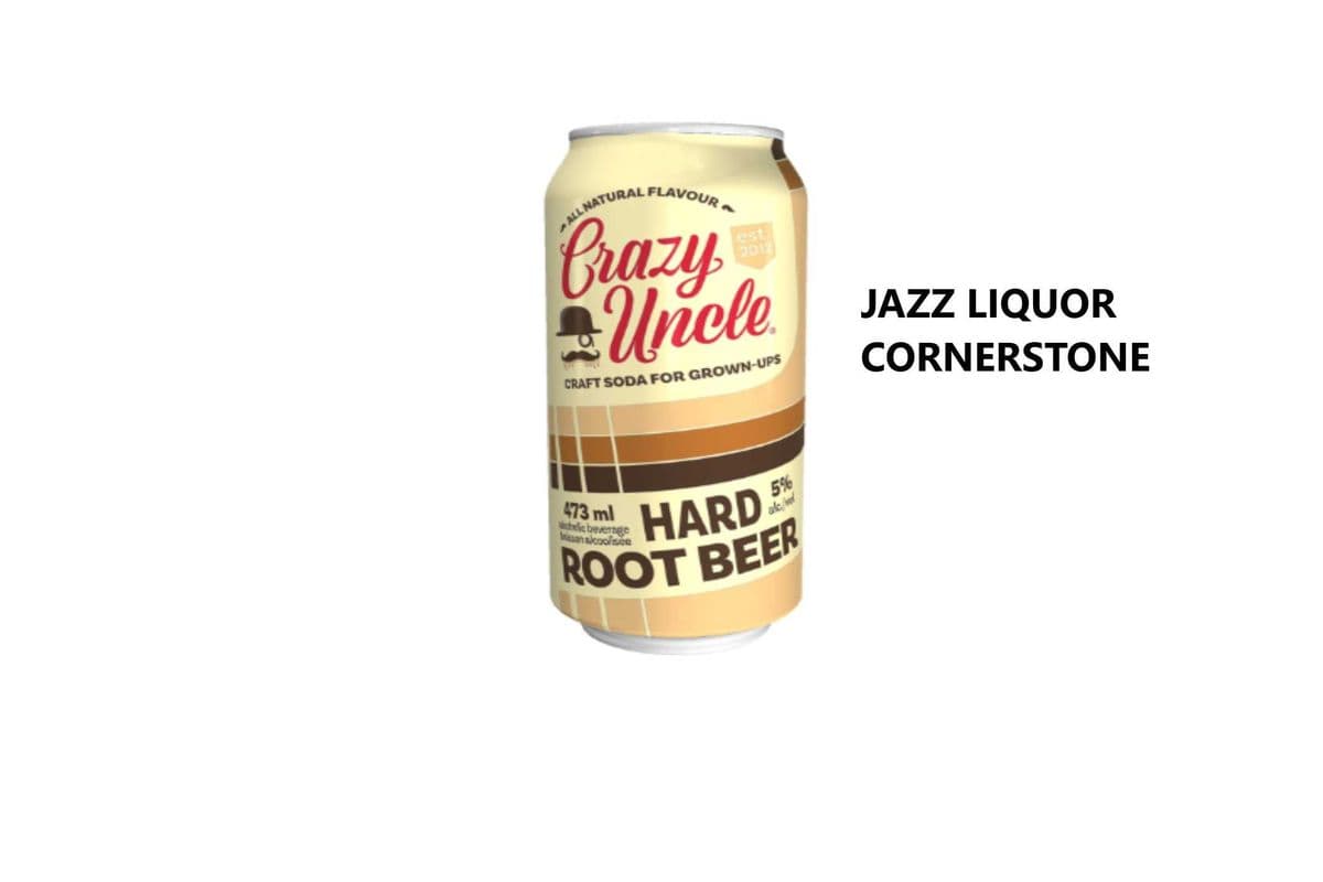 CRAZY UNCLE HARD ROOT BEER 473ML (1 x 473ML)