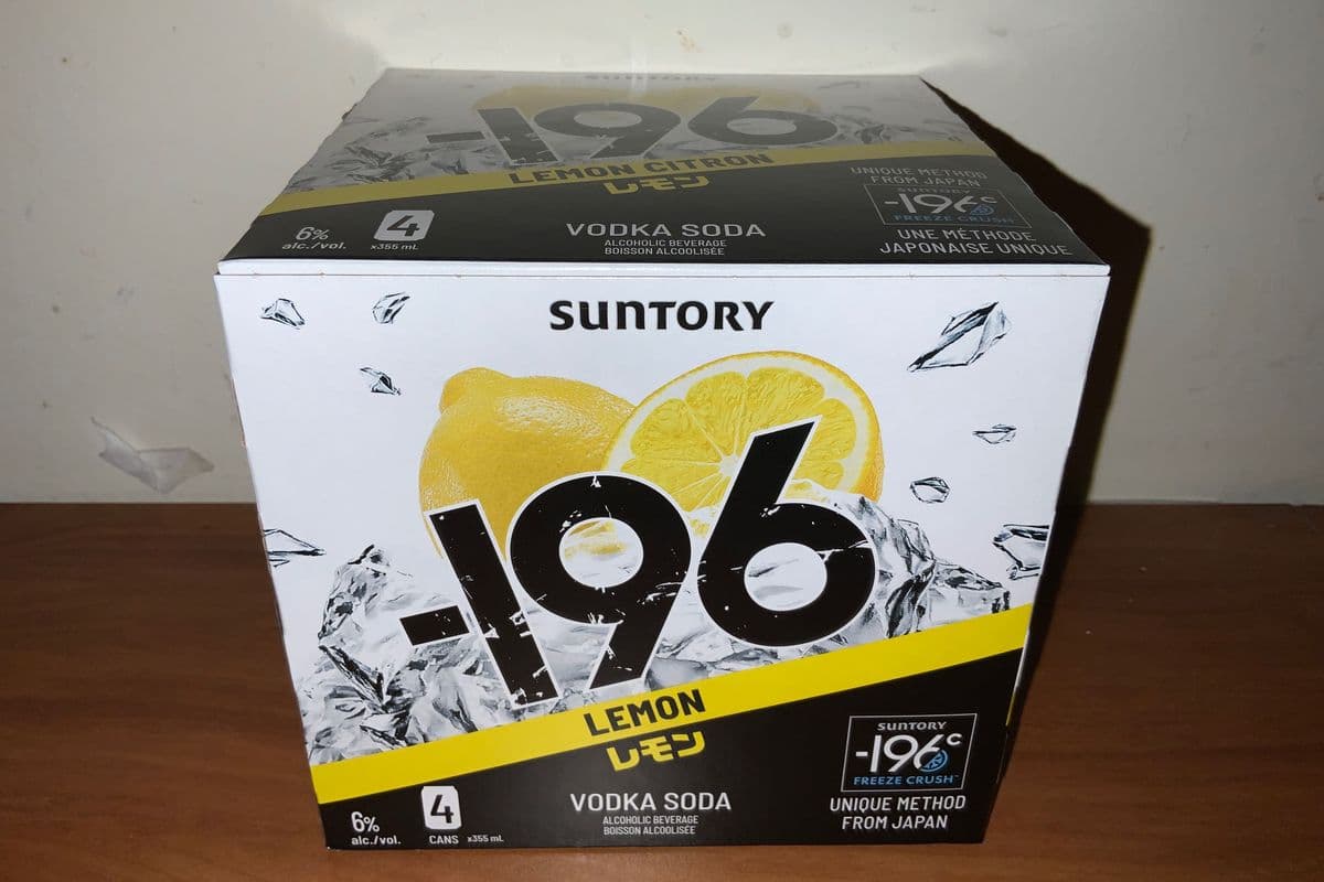 -196 VODKA LEMON (4 x 355ml)