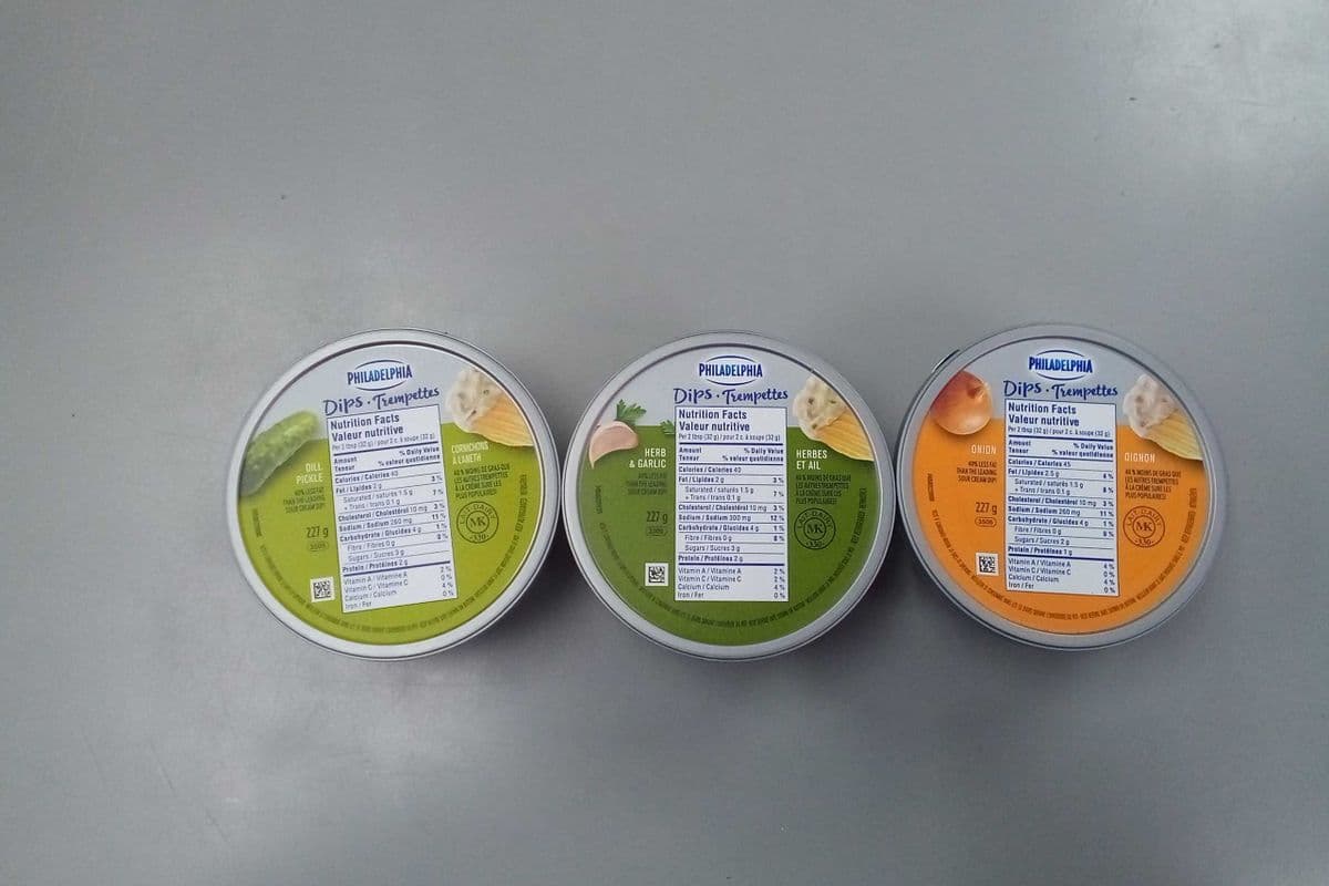 Philadelphia Dips trempettes(227g)