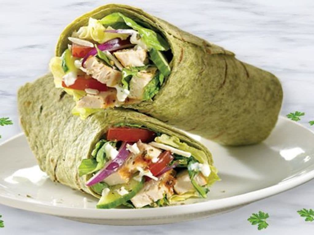 Chicken Greek Wrap